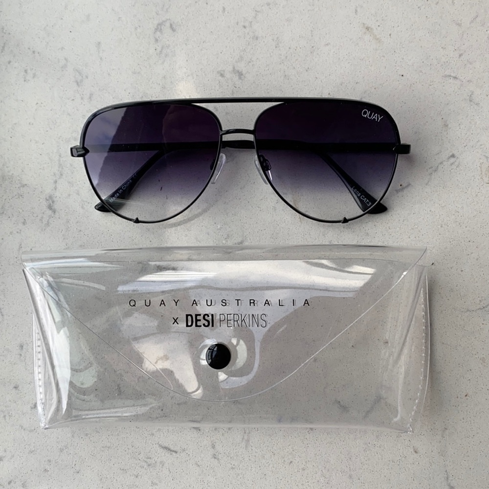 NEW Quay x Desi High Key Fades Aviators